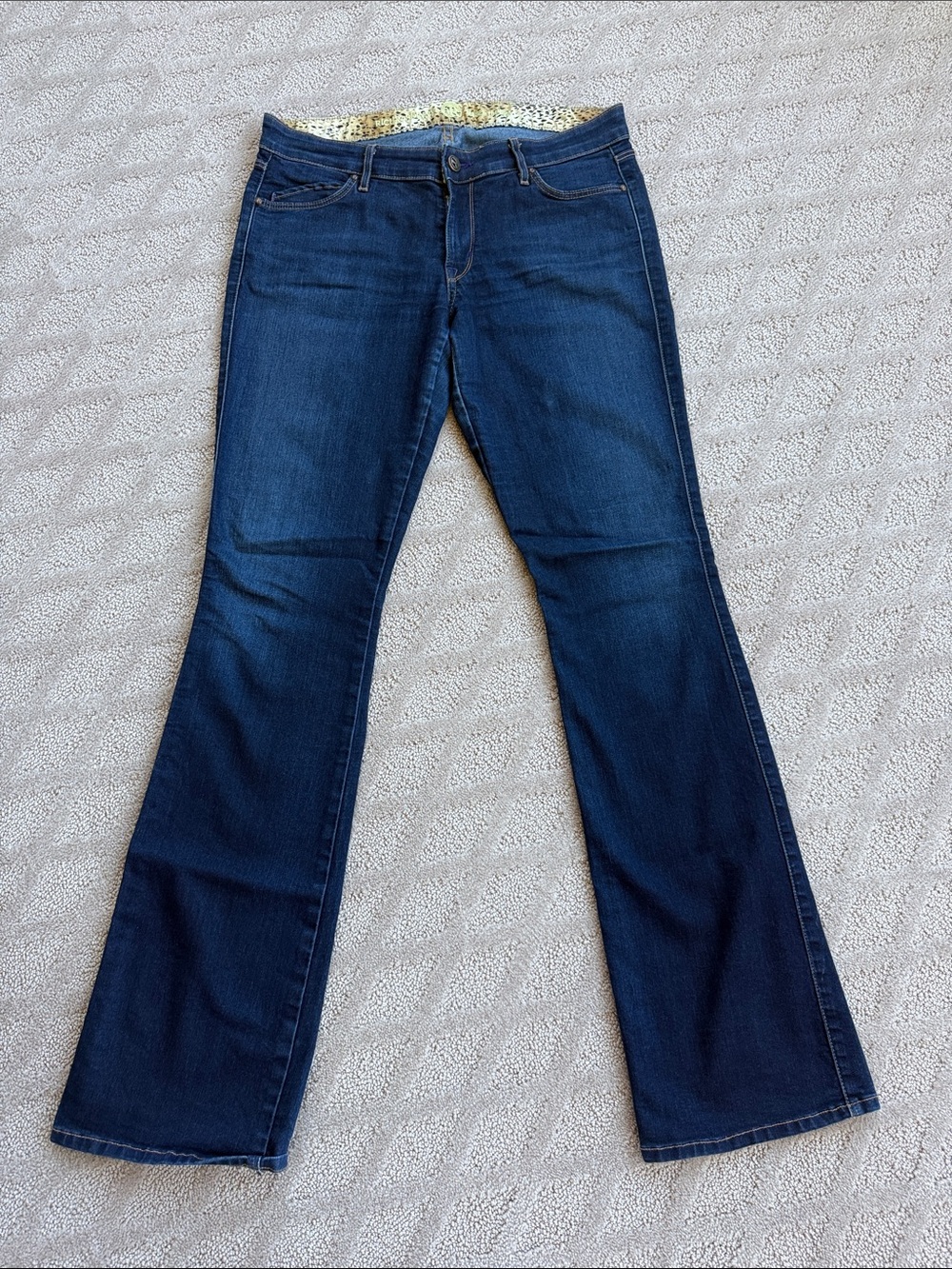 Rich & Skinny Dark Indigo Flare Jeans